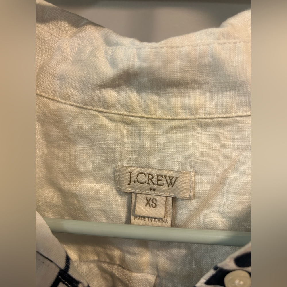 JCrew Linen Top - Picture 3 of 4